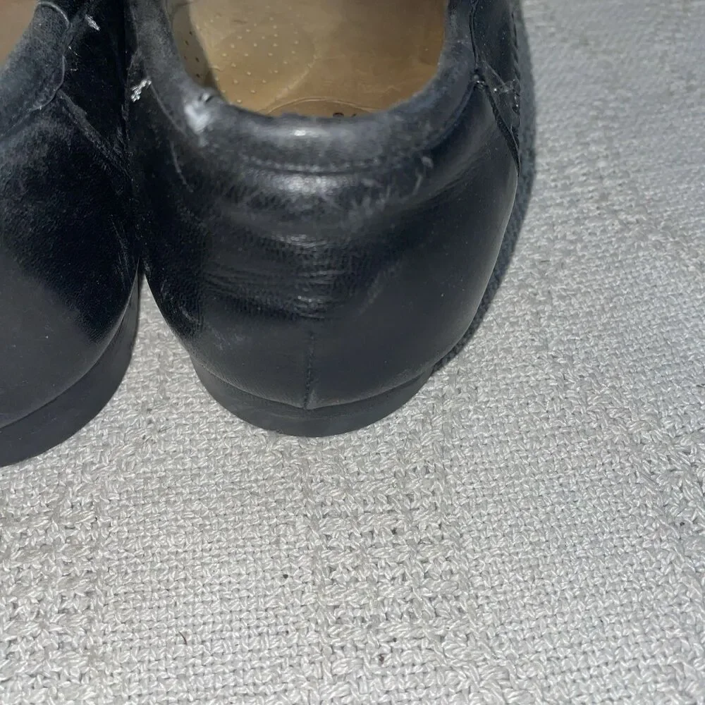 Santoni Italy Men’s Casual Loafers Size 10.5 D Black Leather Going Out Comfort